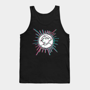 Mouse Zedong, Sun in the Sky! (Glitched Version) Tank Top